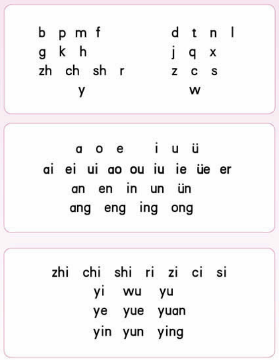 苏教版小学语文拼音字体